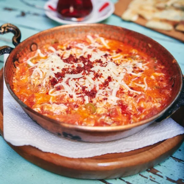MENEMEN WITH CHEESE