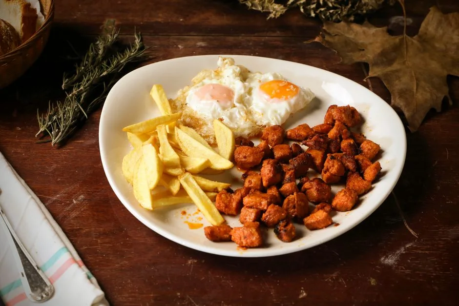 PLAIN FRIED EGGS